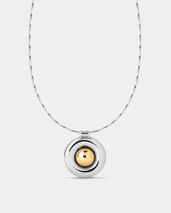 The Chrome Orb Pendant Necklace