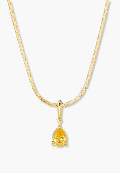 Melrose Teardrop Birthstone Necklace