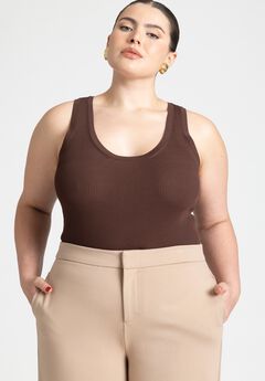 Scoop Neck Knitted Tank