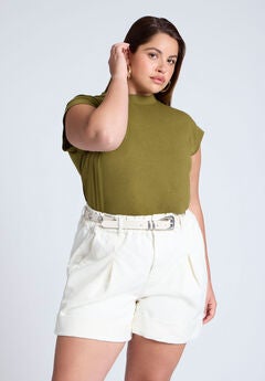 Triangle Studded Buckle Belt