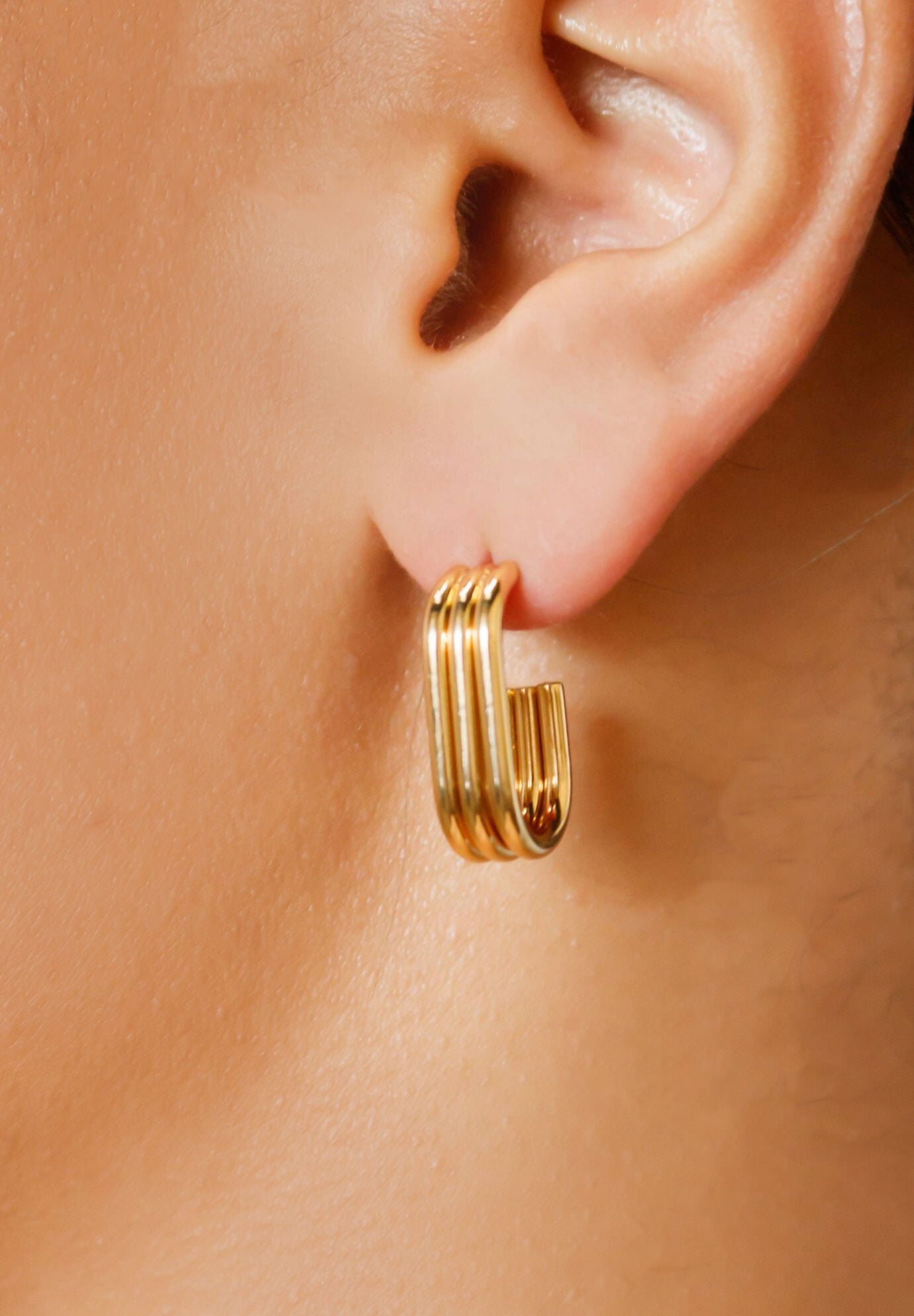Nix Earrings, GOLD, on-hover image number 1