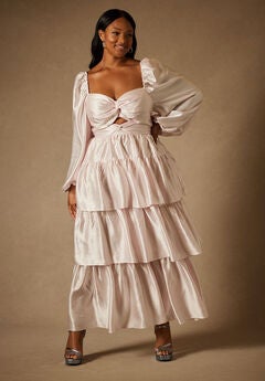 Bridal by ELOQUII Tiered Dress