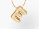 Pippa Bubble Initial Pendant, E, alternate image number 1
