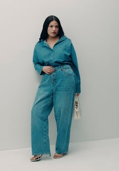 Plus Size Vintage Style Jeans