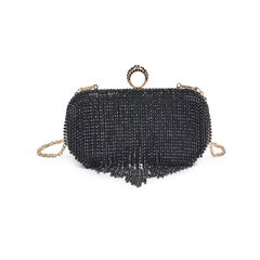 Vivian Rhinestone Fringe Evening Bag