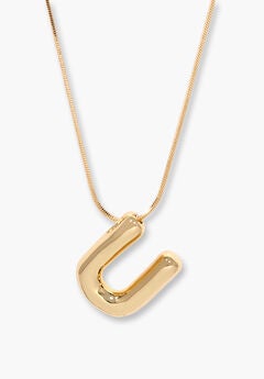 Pippa Bubble Initial Pendant