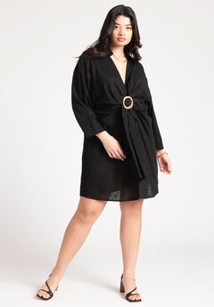 Tie Front Dolman Cover Up Tunic