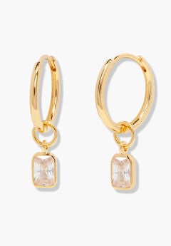 Mackenzie Gold Birthstone Hoops