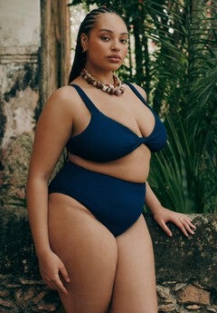 Textured Bikini Bottom