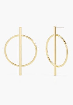Piper Long Bar Hoops