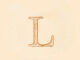 Madeline Gold Initial Pendant, L, alternate image number 1