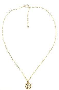 Lustre Initial Necklace