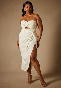 Bridal by ELOQUII Twisted Top Dress