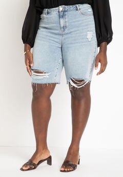 Plus Size Bermuda Shorts For Women