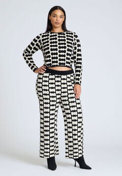 Plus Size Elastic Waistband Pants