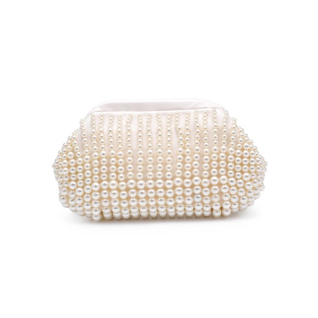 Lydia Pearl Clutch, IVORY, alternate image number null