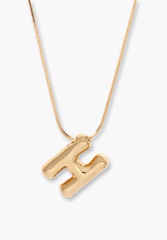 Pippa Bubble Initial Pendant