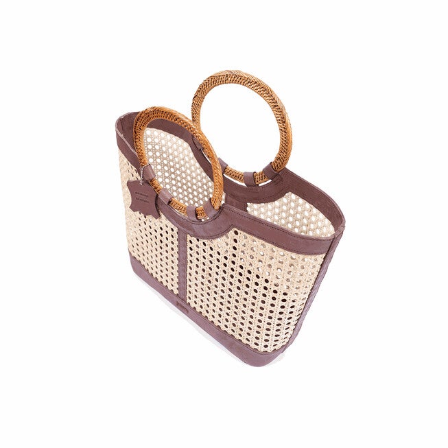 Hilton Large Satchel, CHOCOLATE, alternate image number null