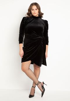 Plus Size Winter Velvet Dresses