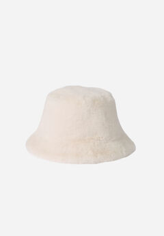 Faux Mink Fur Bucket Hat