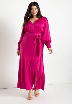 Satin Maxi Dress