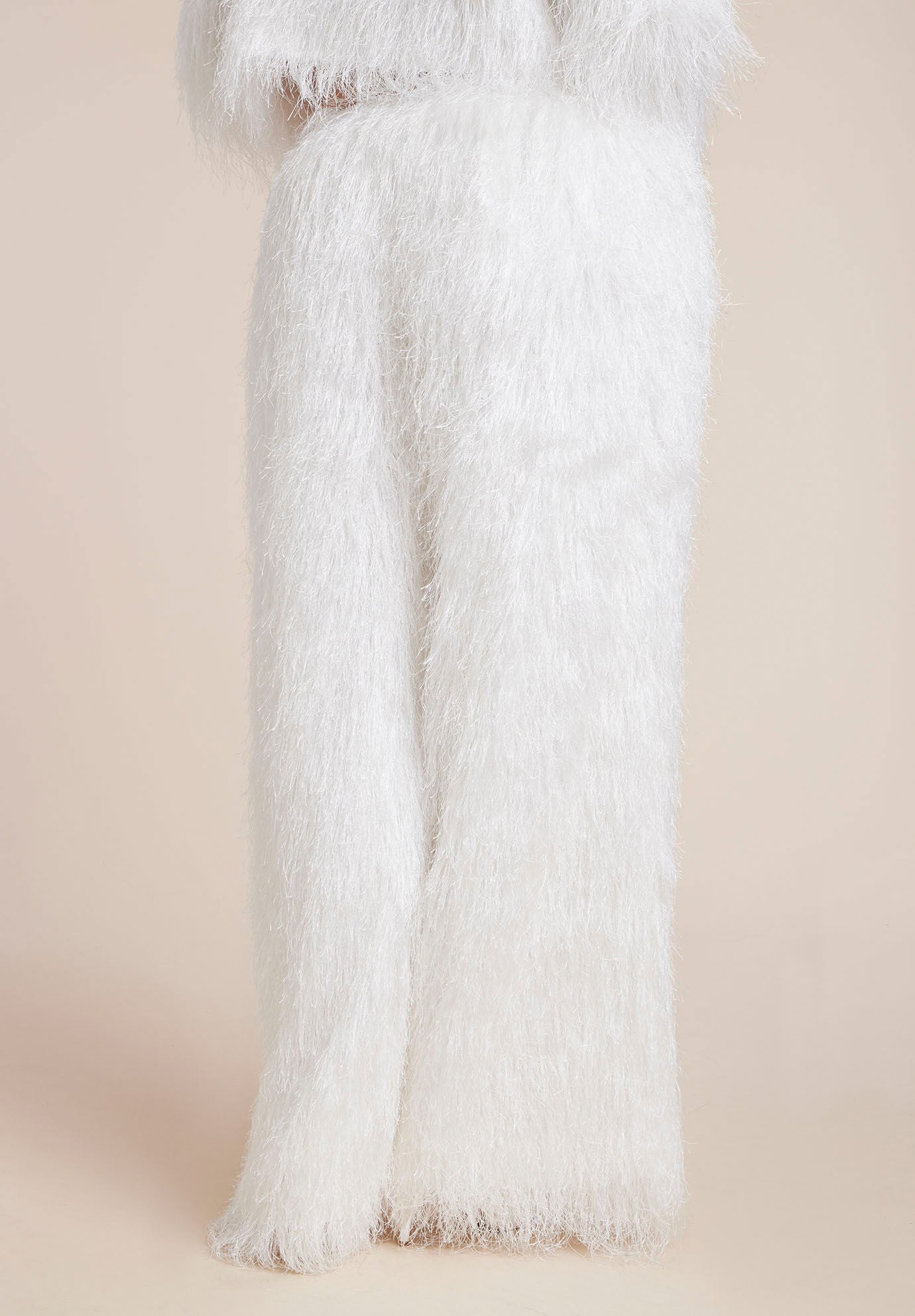  Textural Fringe Pant, SOFT WHITE, alternate image number 2