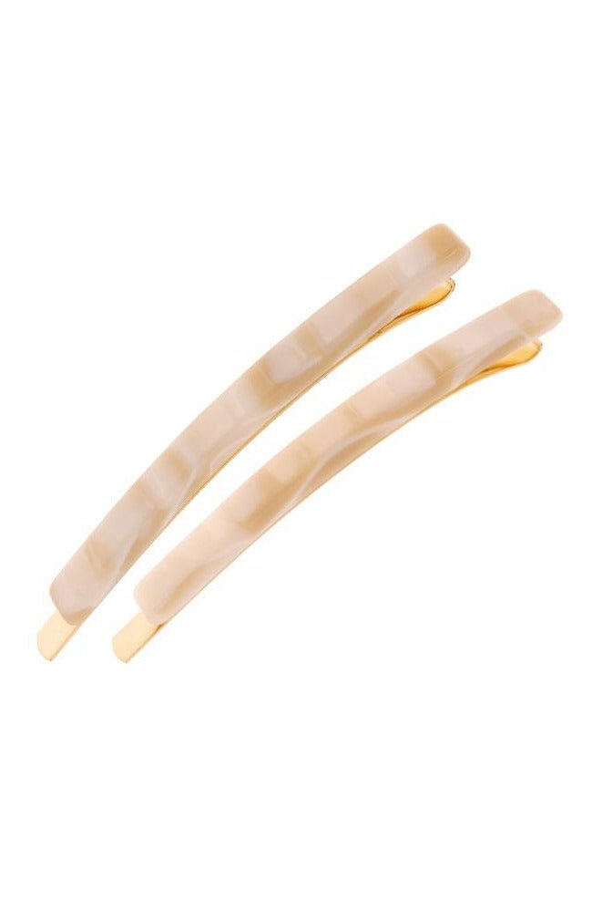 Bobby Pin Pair on Gold Wire, ALBA, hi-res image number 0