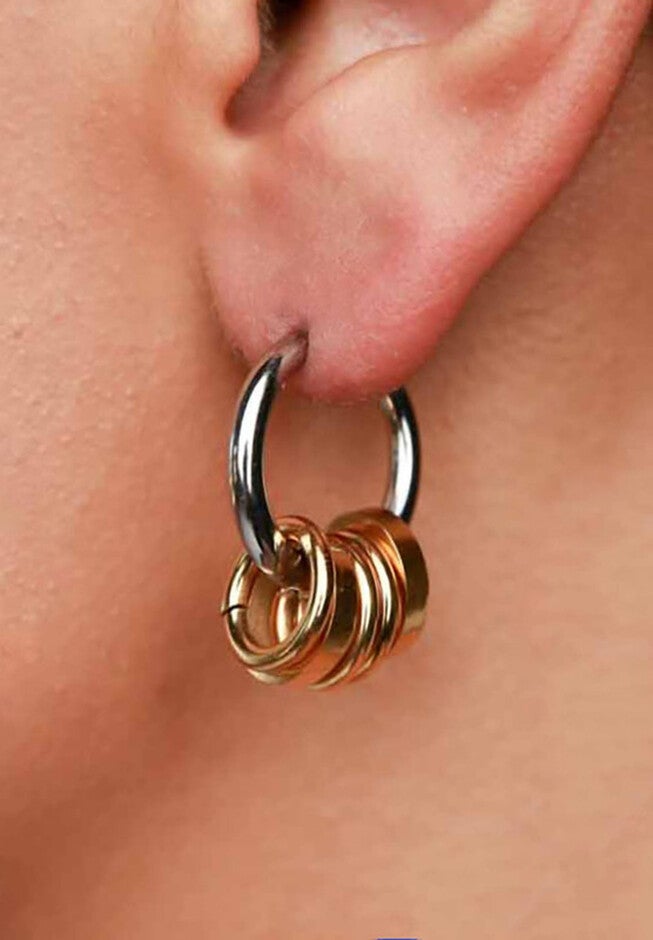 Cora Earrings, GOLD, alternate image number null