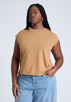 Jersey Knit T Shirt Short Sleeve