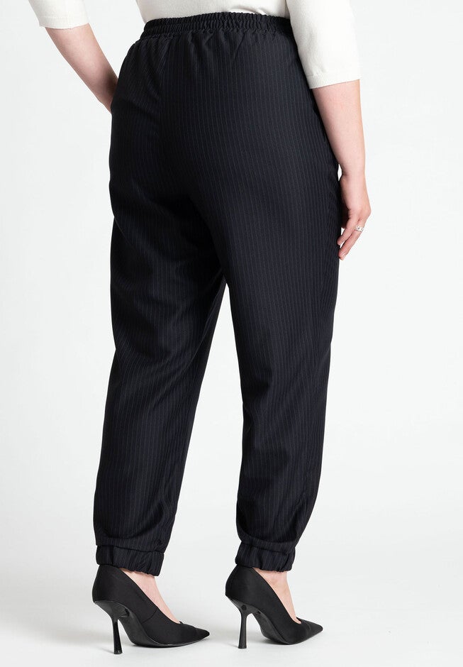 Suiting Style Jogger, PINSTRIPE, alternate image number null