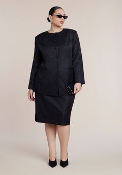 Knee-Length Pencil Skirt