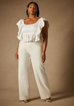 Bridal by ELOQUII High Waist Straight Leg Pant