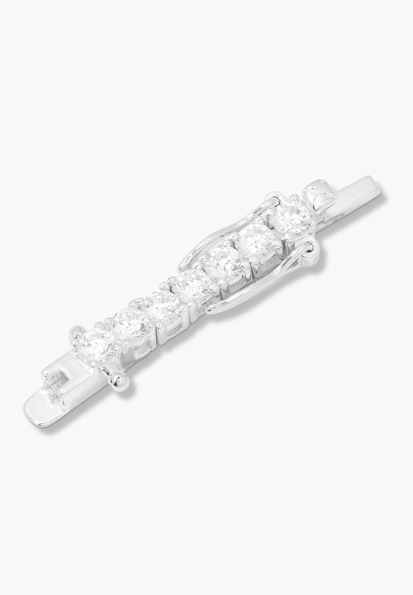 Tennis Bracelet Silver Extender, SILVER, hi-res image number 0