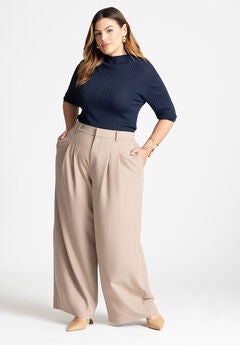 The Fluid Crepe Wide Leg Pant