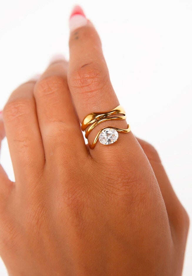 Romy Ring, GOLD, alternate image number 1