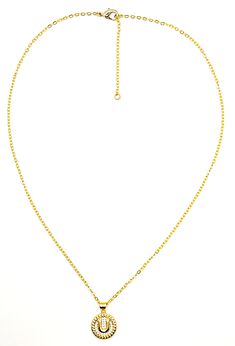Lustre Initial Necklace
