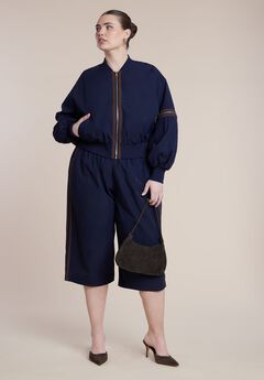 Nylon Side Stripe Culotte