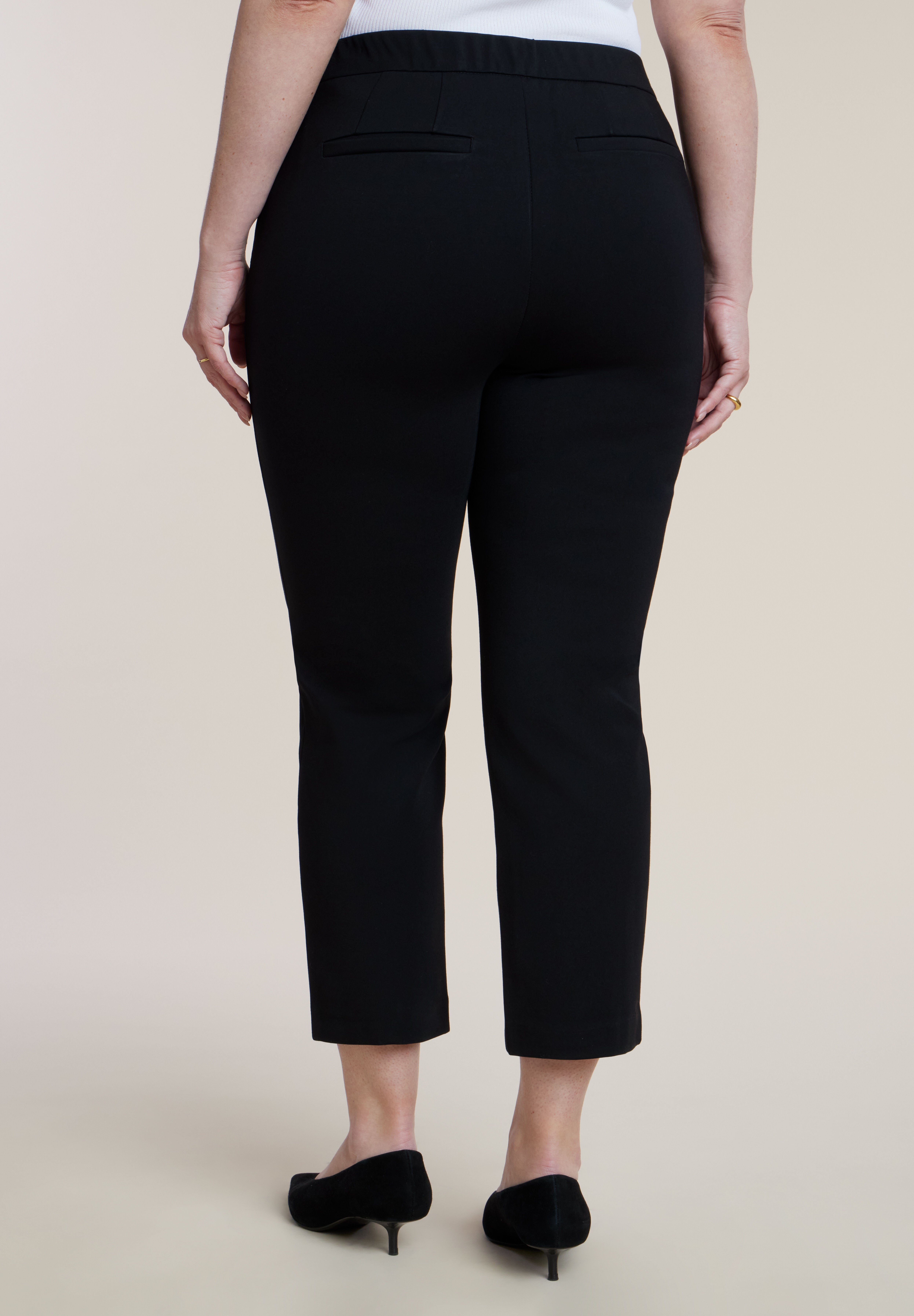 The Ultimate Stretch Slim Leg Pant, BLACK, alternate image number 2