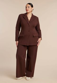 The Ultimate Stretch Wide-Leg Work Pant