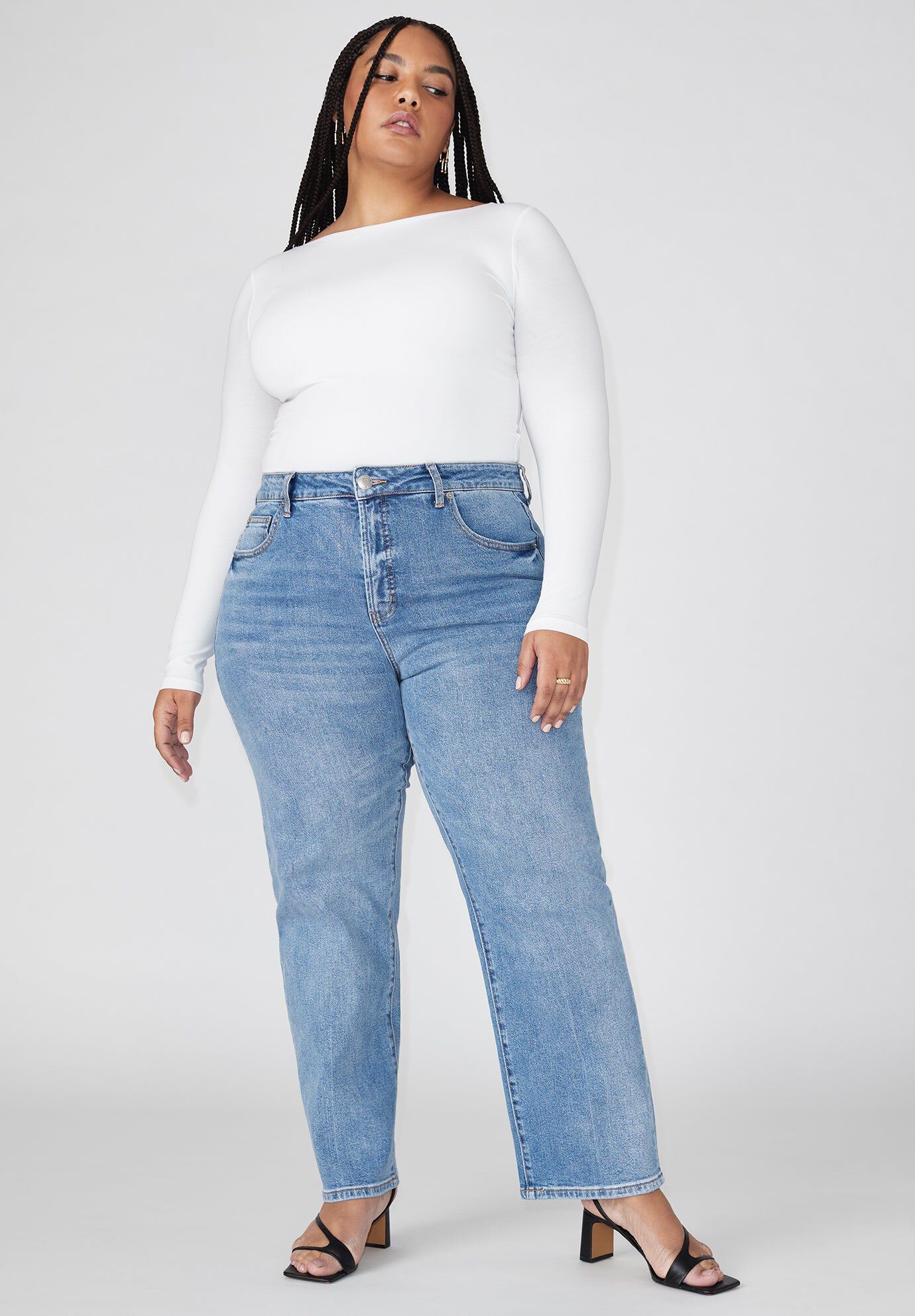 The Naomi Comfort Stretch Straight Leg Jean