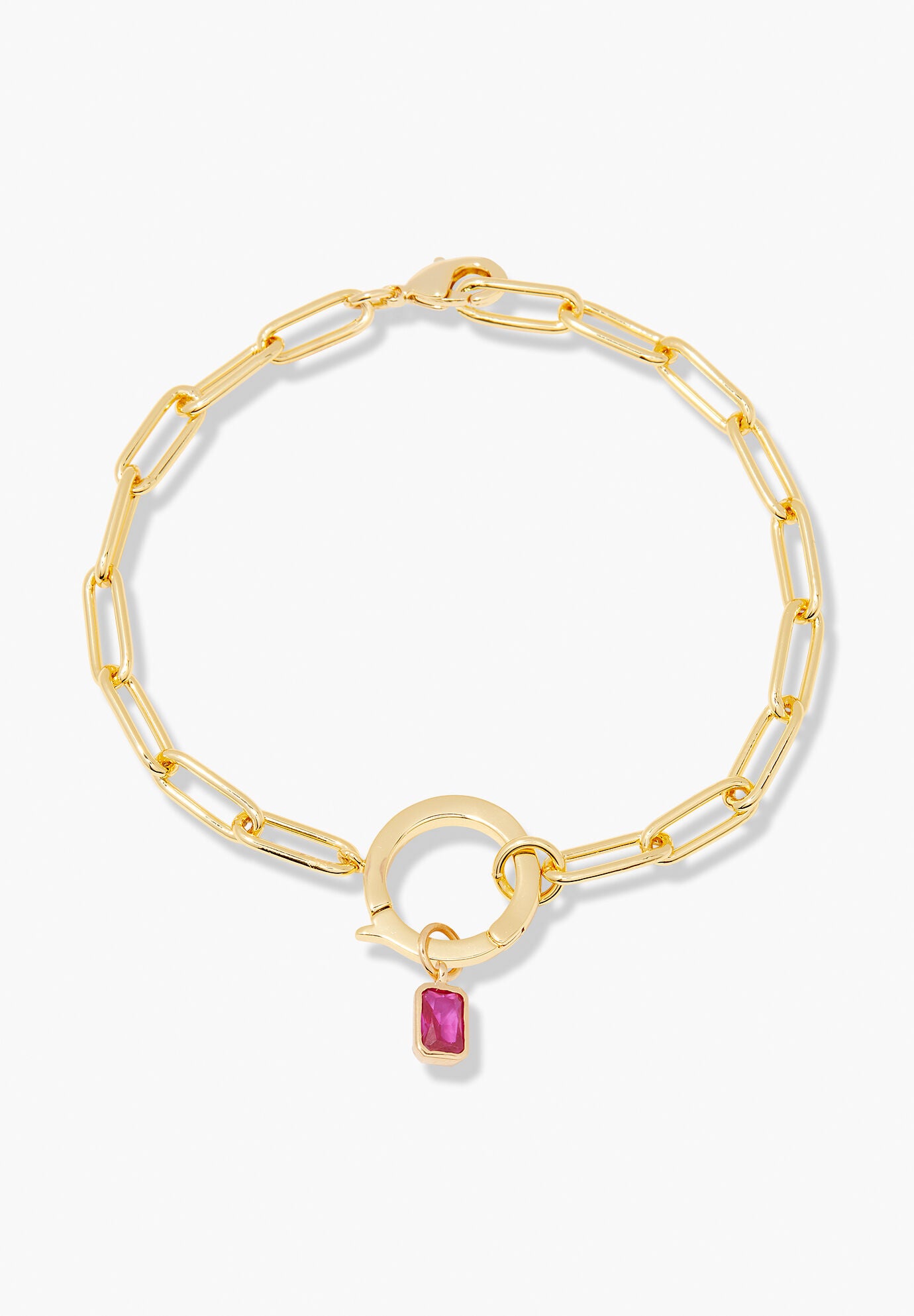 Colette Gold Birthstone Bracelet, JULY, hi-res image number 0