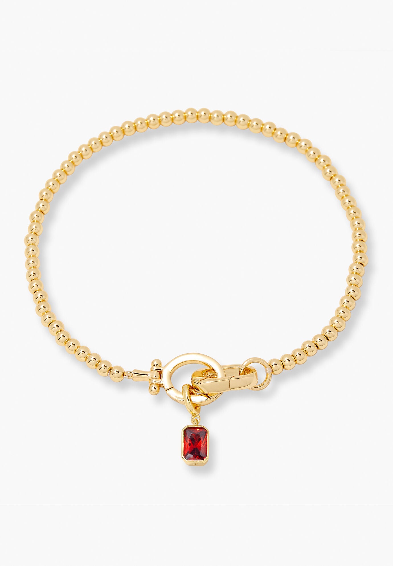 Mackenzie Gold Birthstone Bracelet, JANUARY, hi-res image number 0