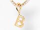 Isabella Mini Tennis Initial Necklace, B, alternate image number 1
