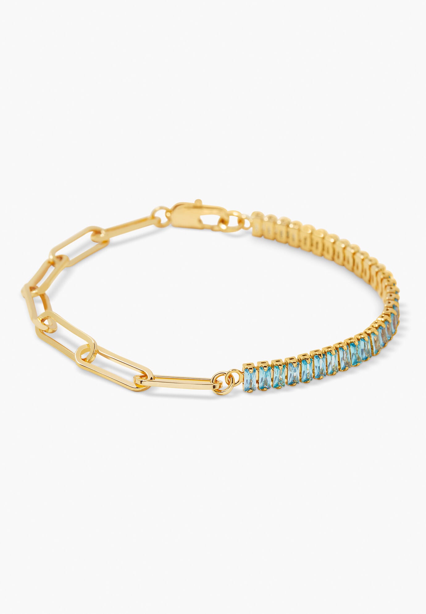 Priya Birthstone Tennis Bracelet, DECEMBER, hi-res image number 0