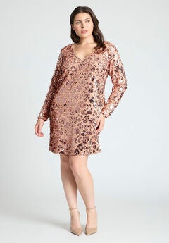 V Neck Mini Dress
