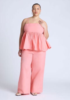 Wide Leg Cotton Pant