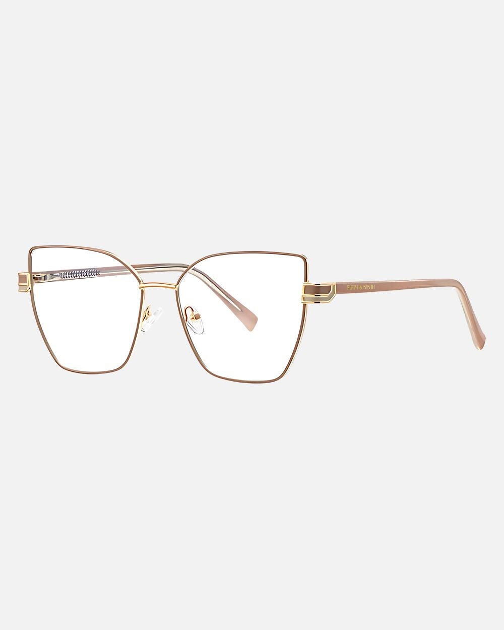 Chai Blue Light Glasses, ROSE BEIGE, alternate image number 1