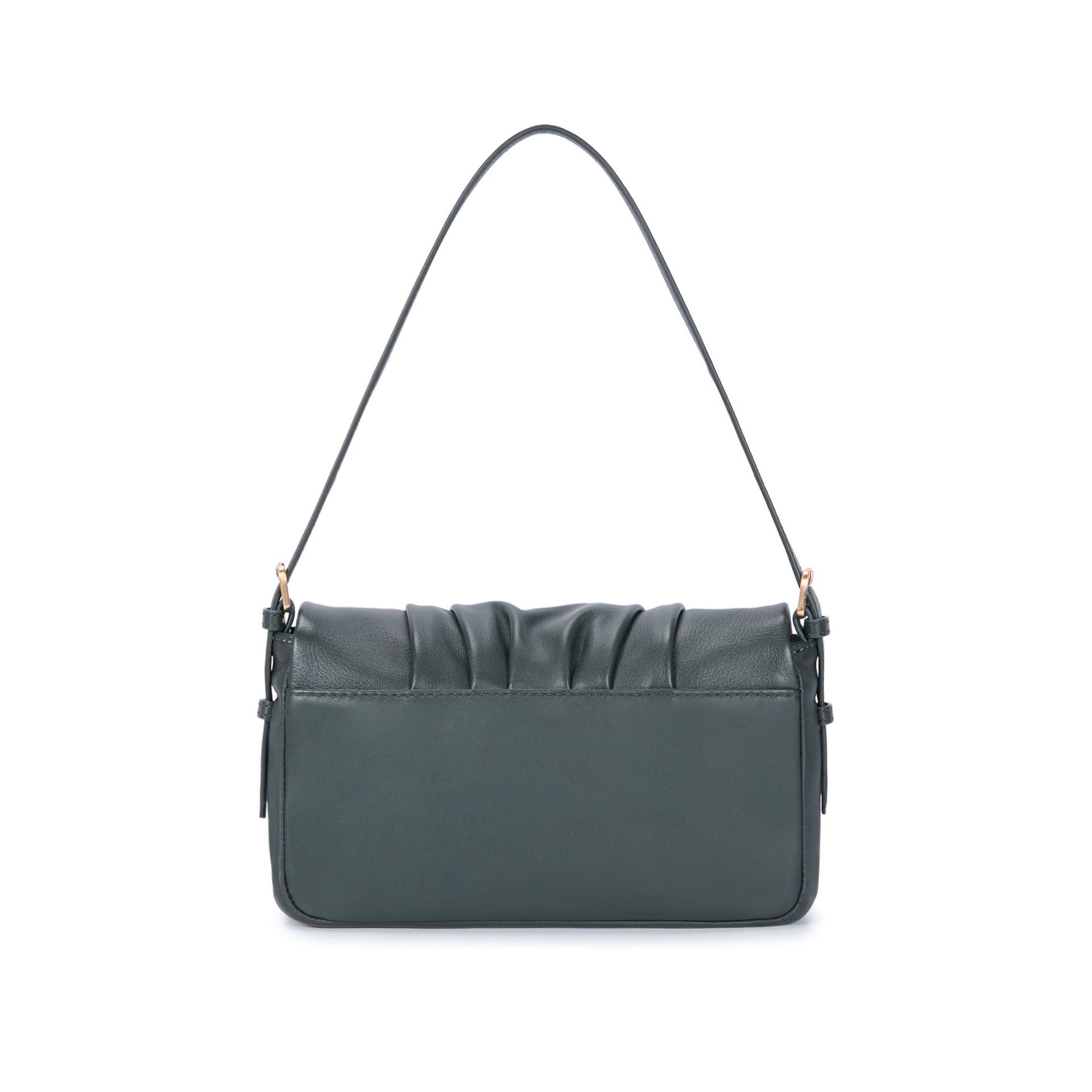 Bell Shoulder Medium Crossbody, DEEP GREEN, alternate image number 3