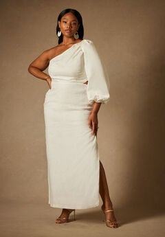 Plus Size White Bridal Dress
