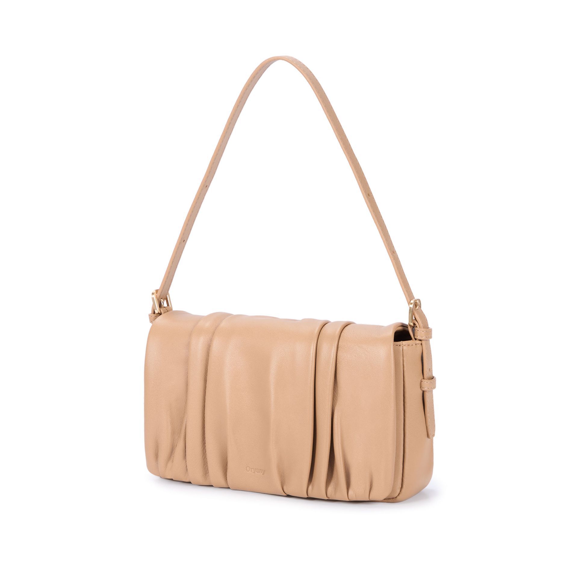 Bell Shoulder Medium Crossbody, BEIGE, alternate image number 1